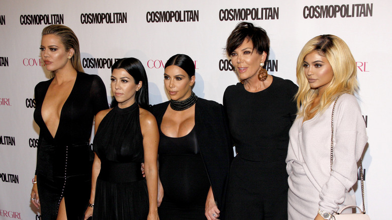 Khloe, Kourtney, Kim Kardashian and Kris and Kylie Kenner