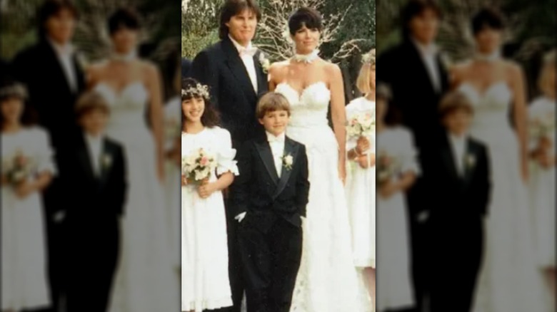 Kris Jenner 1991 wedding dress