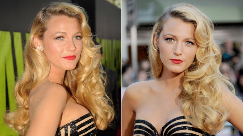 Blake Lively voluminous curls