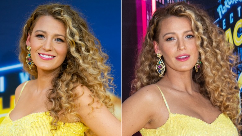 Blake Lively tight curls