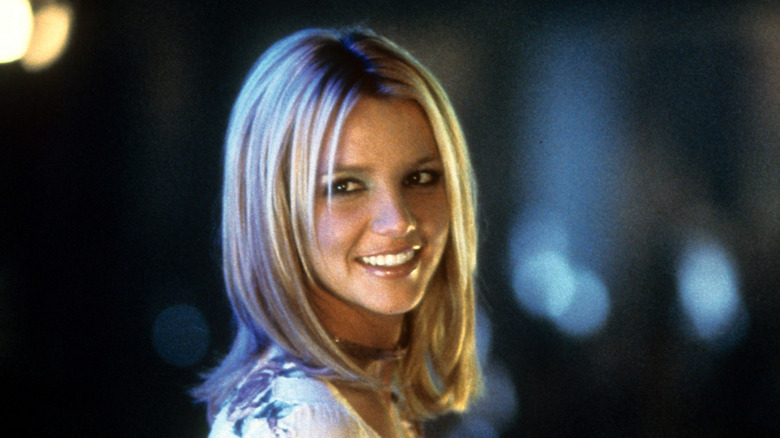 Britney Spears during "Crossroads" filming