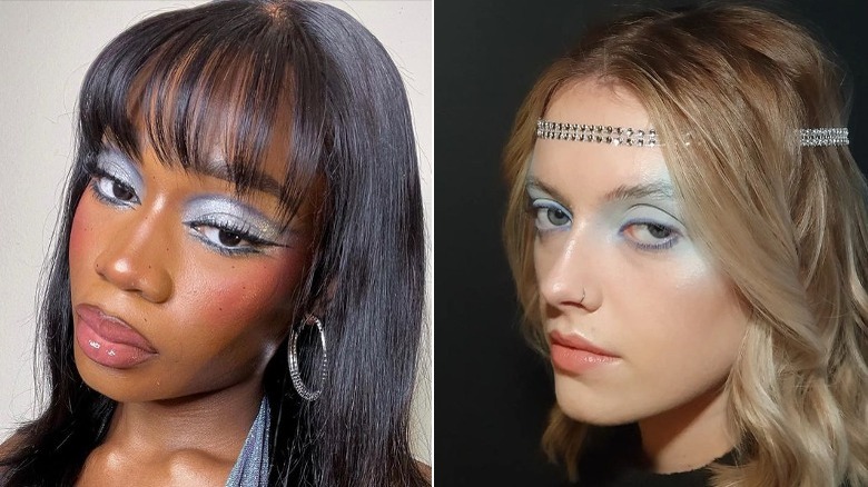 1970s makeup included pastel eyeshadow