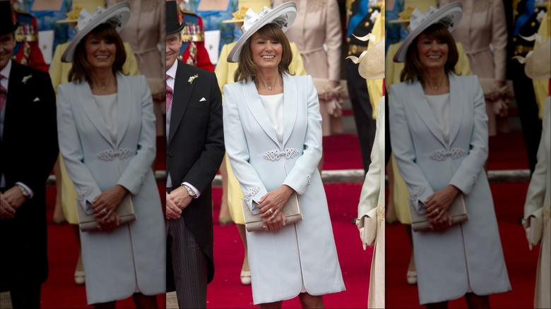 Carole Middleton at Kate Middleton's wedding