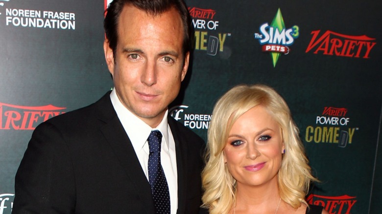 Will Arnett and Amy Poehler on the red carpet