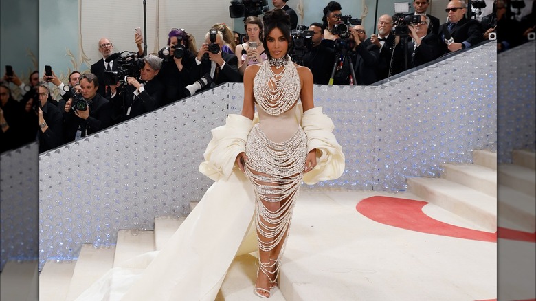 Kim Kardashian on the MET Gala red carpet