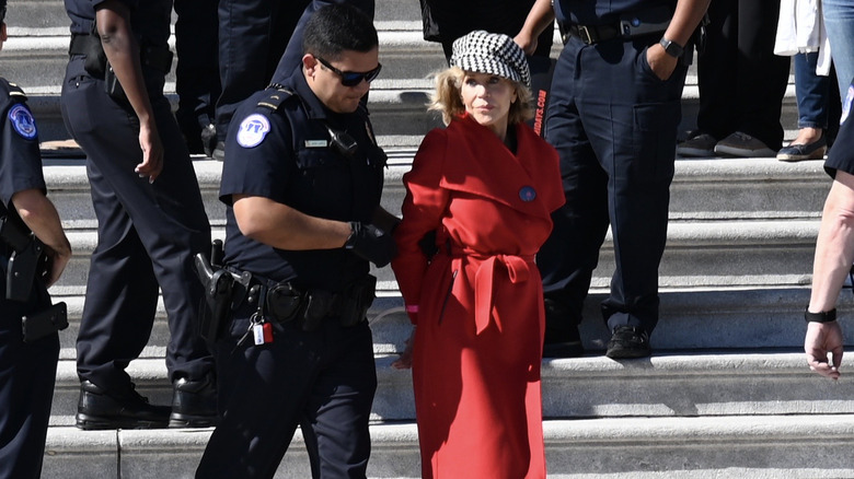 jane fonda being arrested in october 2019