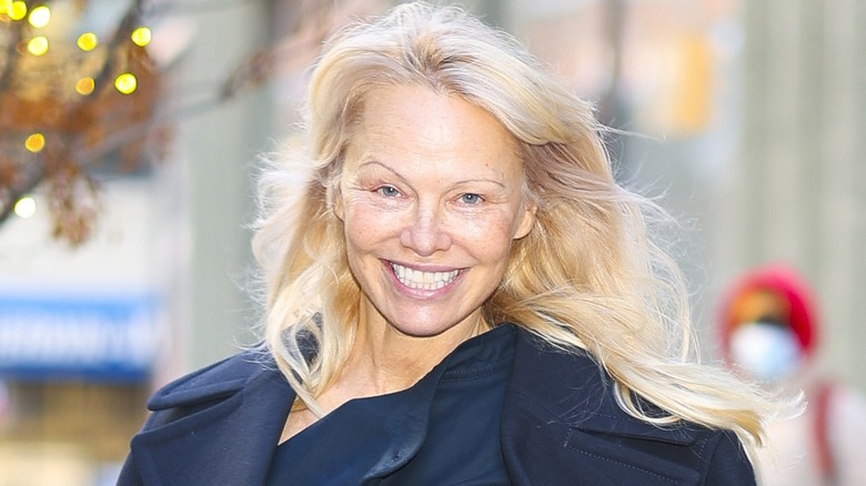 Pamela Anderson smiling