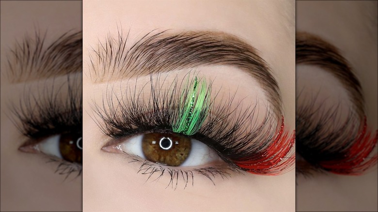 Colorful lashes