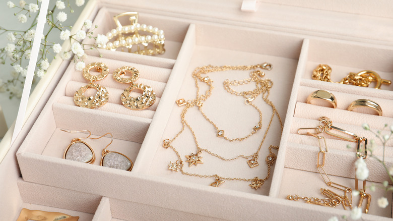 Jewelry in jewelry box
