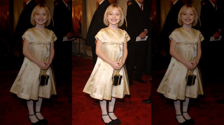 Dakota Fanning at the I Am Sam premiere in 2001