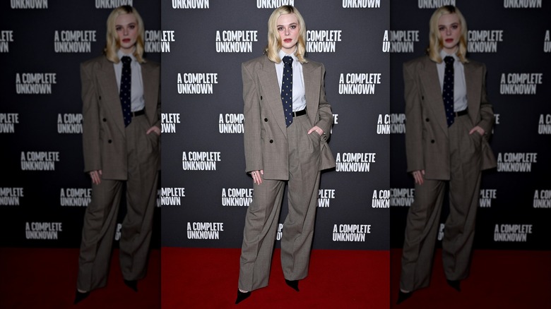 Elle Fanning's Most Iconic Looks Promoting A Complete Unknown