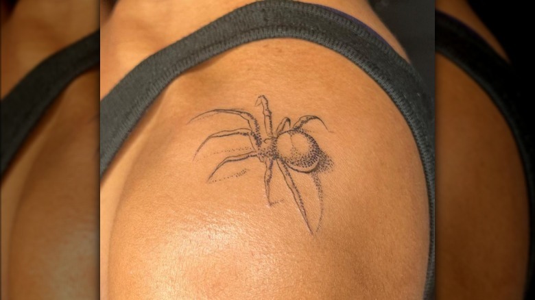 Spider tattoo from Ephemeral Tattoo