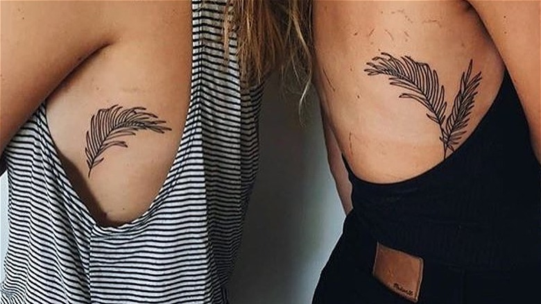 Palm tattoos