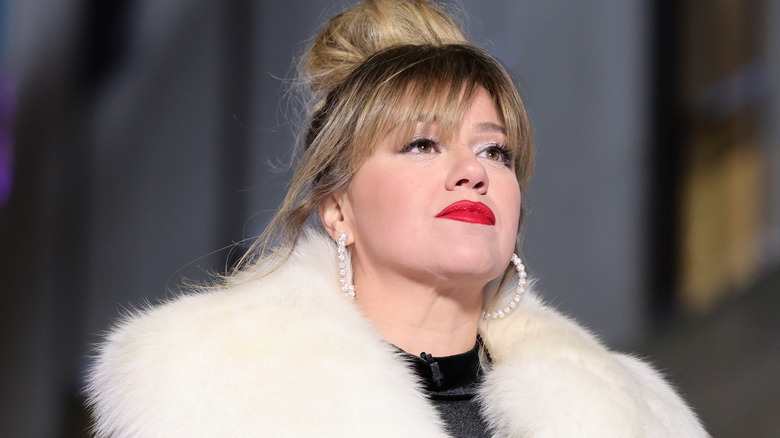 Kelly Clarkson at a performance