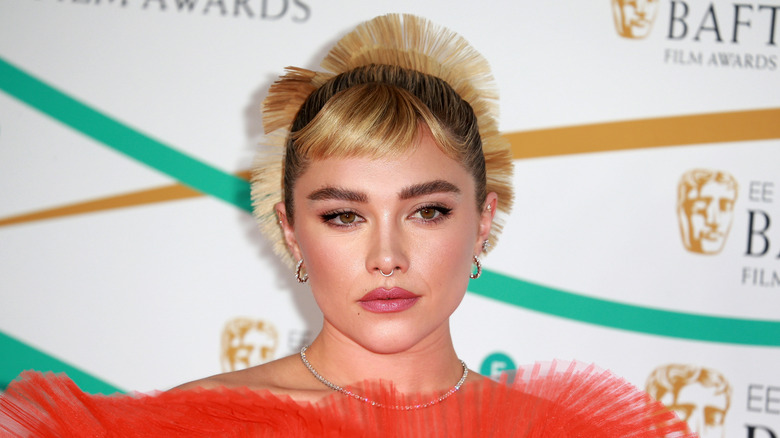 florence pugh at baftas 2023