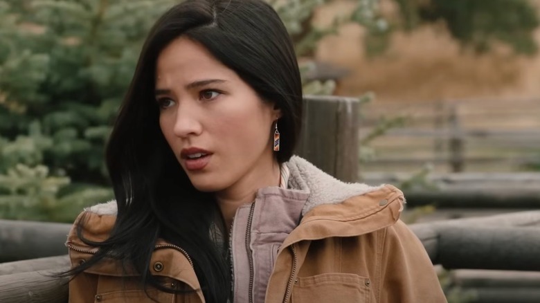 Actor Kelsey Asbille as Monica in Yellowstone