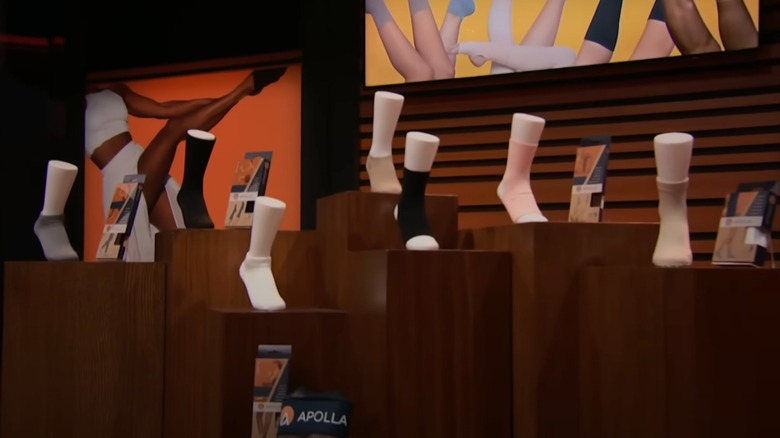 A lineup of the Apolla Socks product offerings