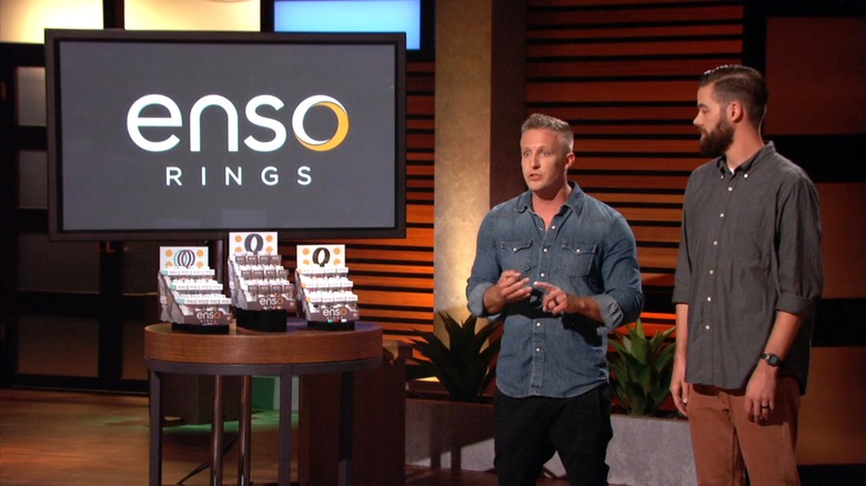 Brighton Jones and Aaron Dalley pitch Enso Rings on Shark Tank Season 9