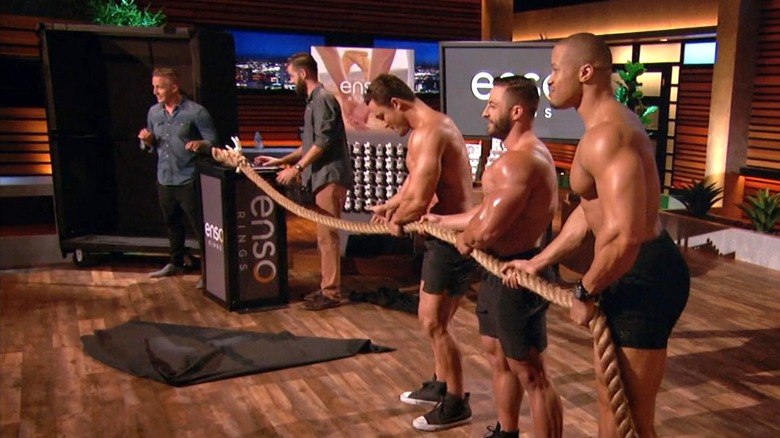 Bodybuilders test Enso Rings on Shark Tank Season 9