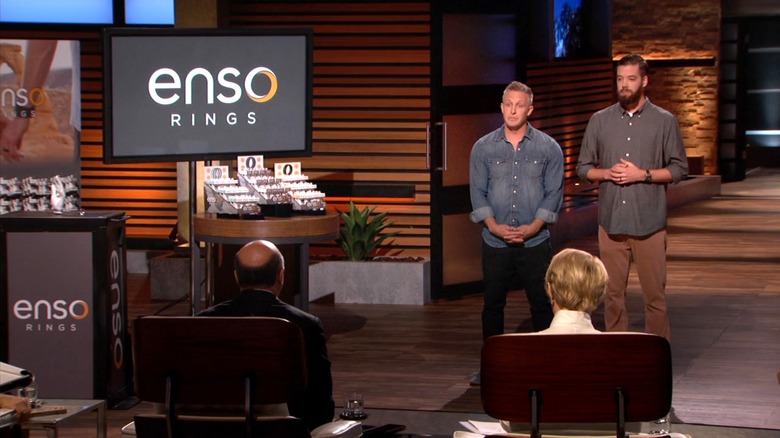 Brighton Jones and Aaron Dalley pitch Enso Rings on Shark Tank Season 9