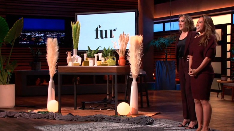 Laura Schubert and Lillian Tung pitching Fur on Shark Tank Season 11