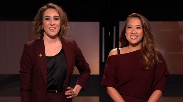 Laura Schubert and Lillian Tung pitching Fur on Shark Tank Season 11