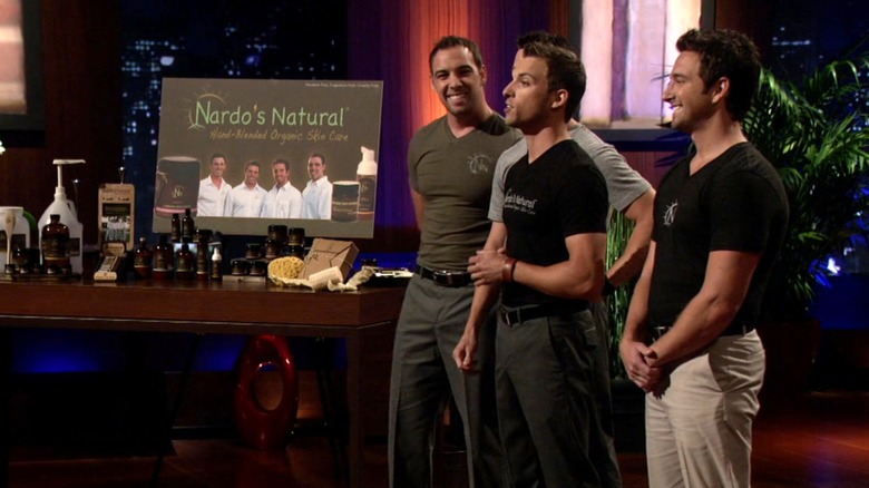 Mastronardo brothers pitching Nardo's Natural on Shark Tank Season 3