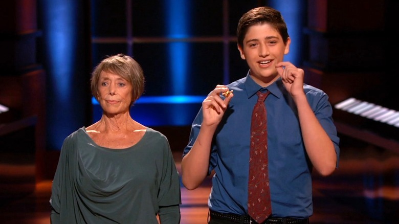 Ben Stern and grandmother pitching Nohbo on Shark Tank Season 7