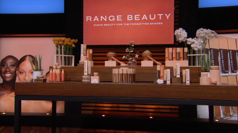 Range Beauty cosmetic products on a table