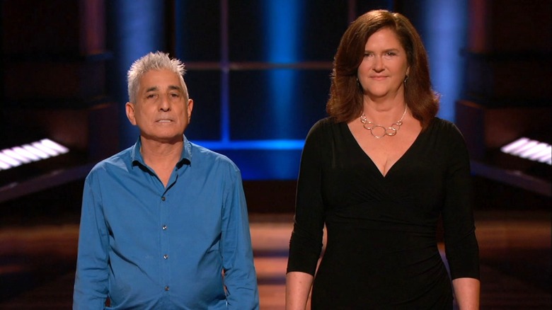 Hugo and Debra Saavedra pitching Saavy Naturals on Shark Tank Season 7