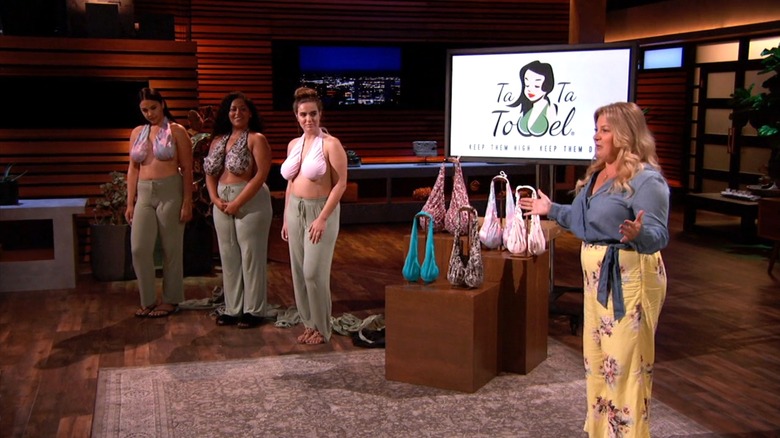 Erin Robertson pitches Ta-Ta Towels on Shark Tank Season 10