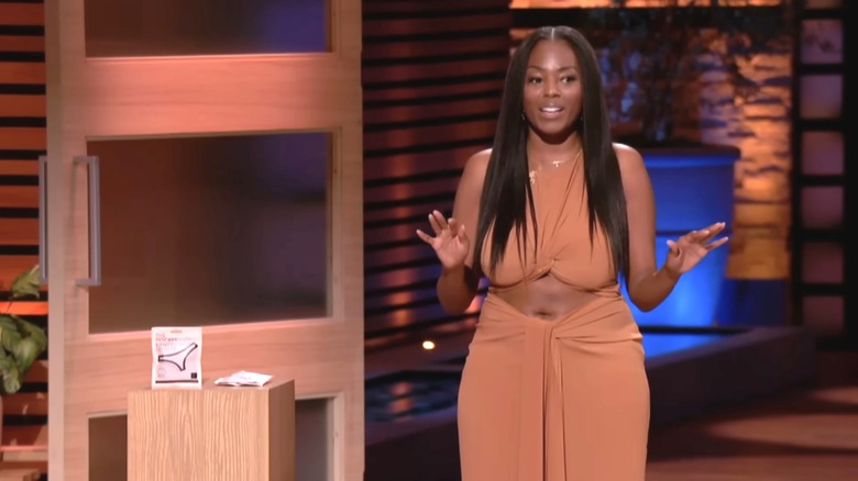 Ashlee Lena Turner, the founder of The Pocket Panty, on Shark Tank