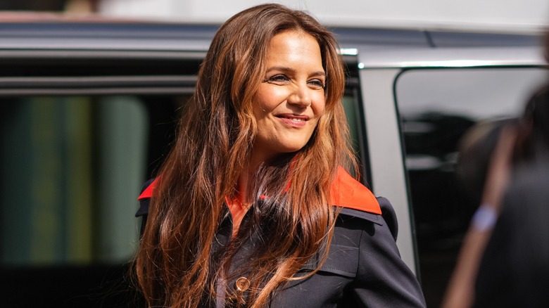 Katie Holmes smiling