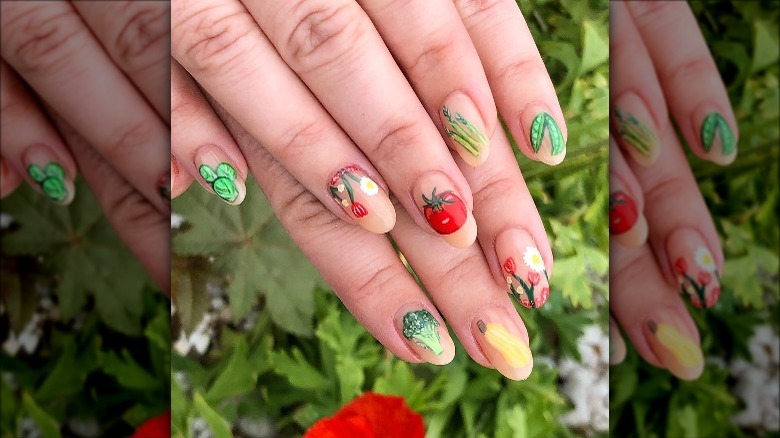 vegetable nails