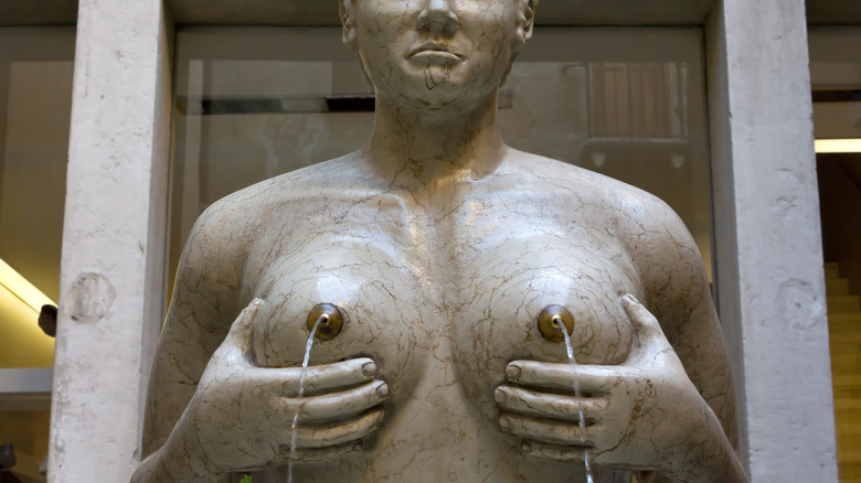Italian nipple fountain
