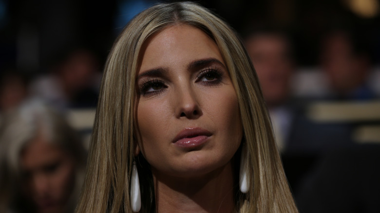 Ivanka Trump looking surly