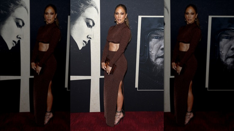 Jennifer Lopez at a premiere