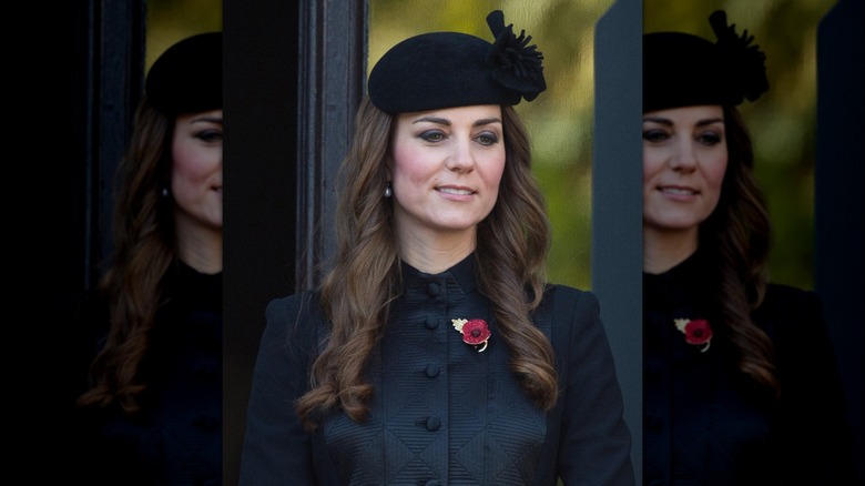 Kate Middleton with ringlet curls