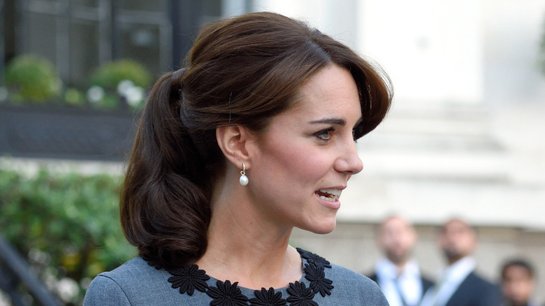 Kate Middleton ponytail