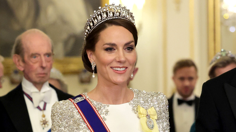 Kate Middleton wearing tiara