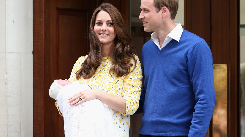 Kate Middleton, William, and baby 