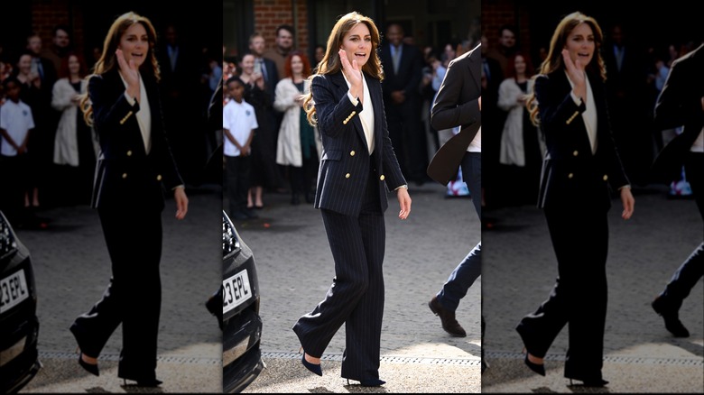 Kate Middleton in a pantsuit