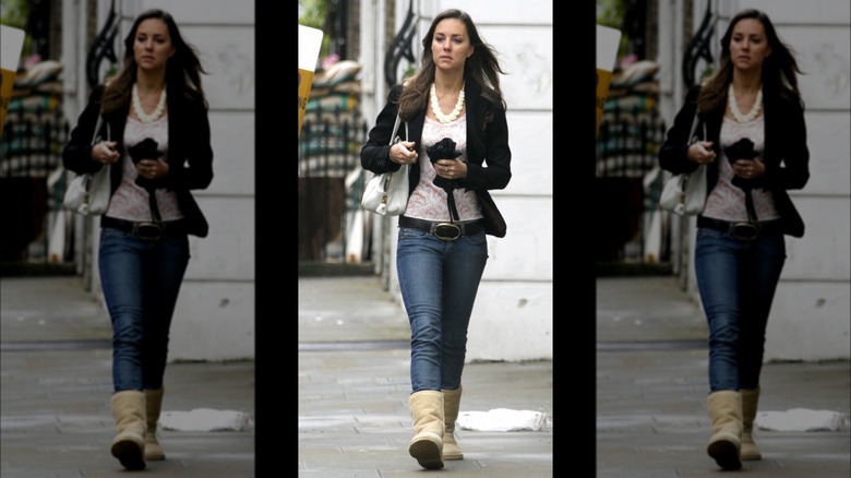 Kate Middleton wearing UGG boots