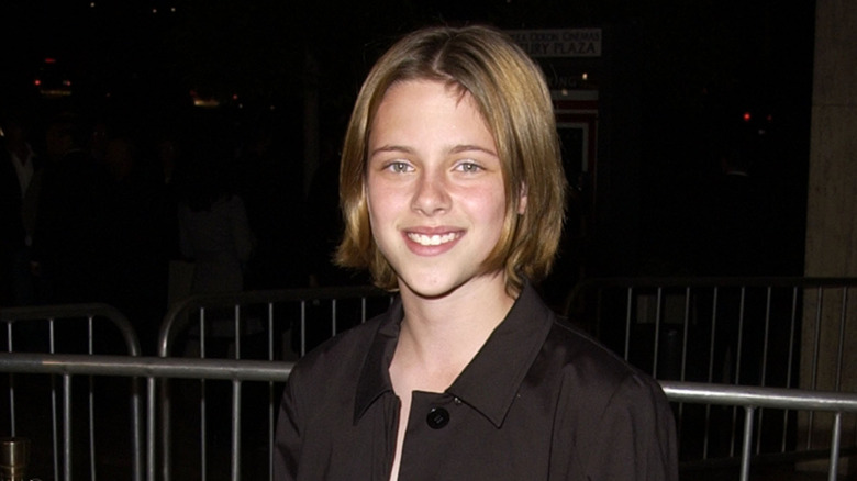 Kristen Stewart at panic room premiere in 2002 LA