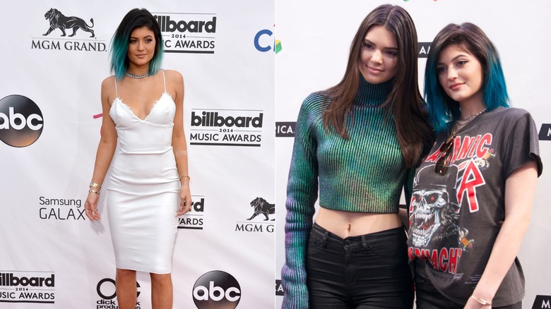 Kylie Jenner on the red carpet & with Kendall Jenner