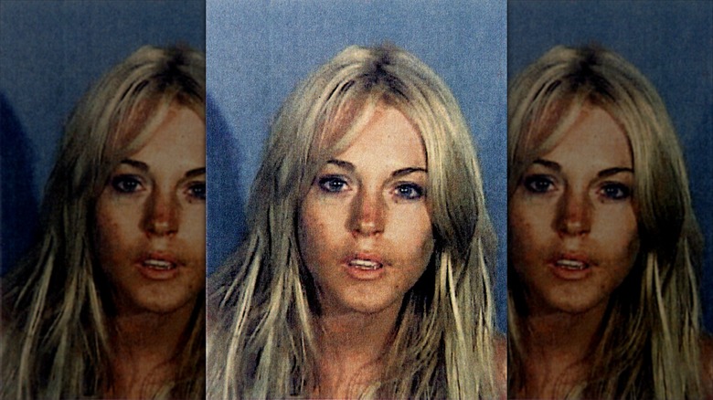 Lindsay Lohan's 2007 mugshot