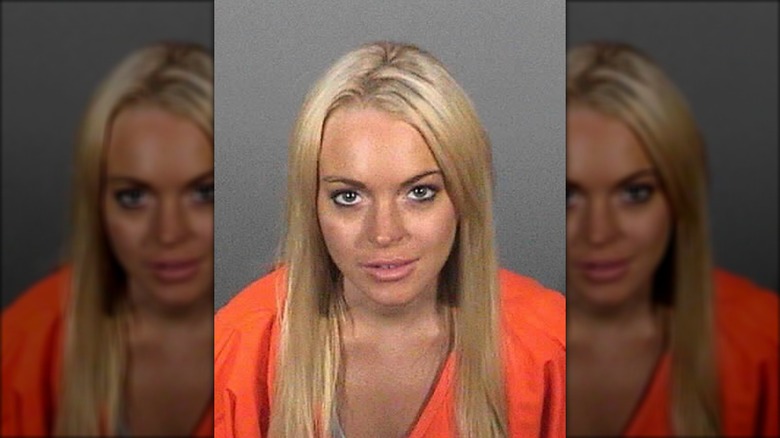 Lindsay Lohan's 2010 mugshot