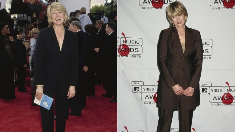 Martha Stewart in pantsuits