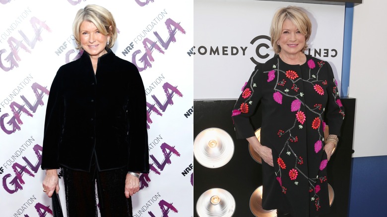 Martha Stewart wearing black in 2015