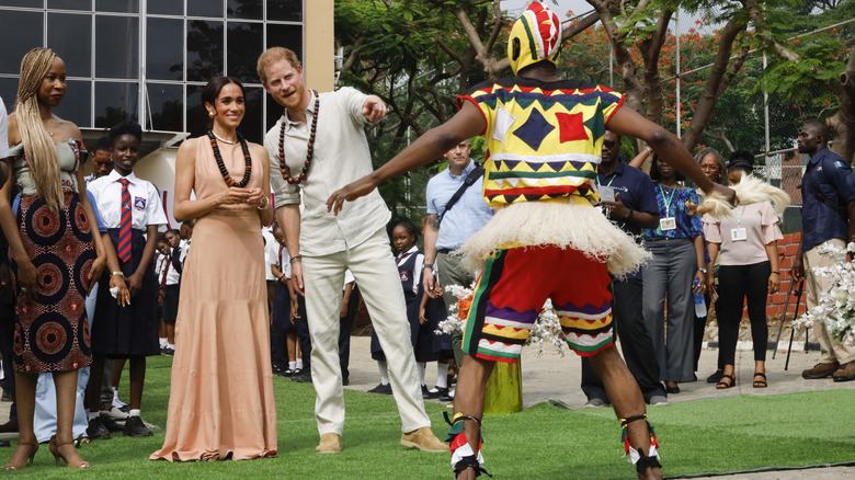 Meghan Markle in Abuja, Nigeria